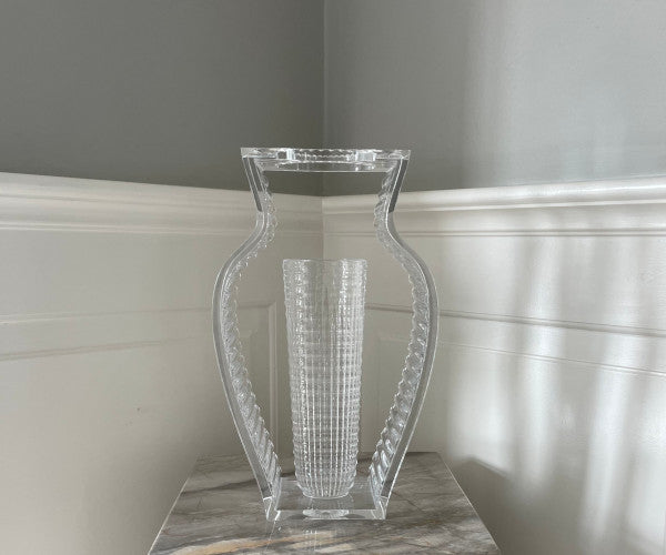 Kartell I Shine vase - 33x20 - crystal