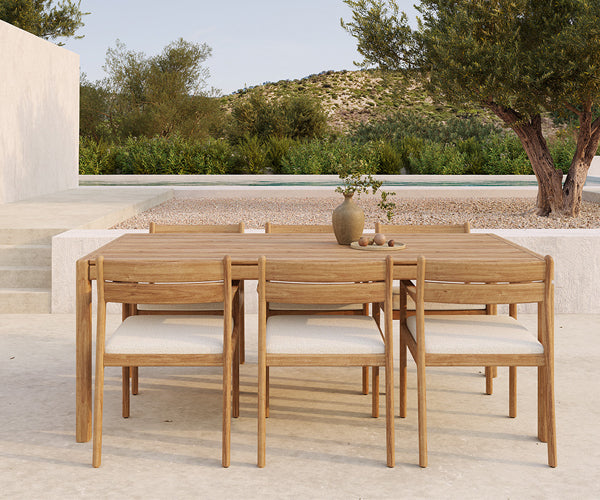 Ethnicraft Jack Outdoor Dining Table - 200x100 - Teak