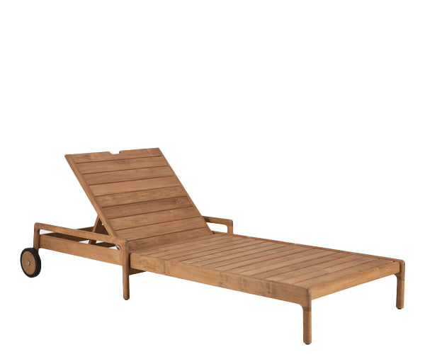 Ethnicraft Jack Outdoor Adjustable Lounger Frame - Teak