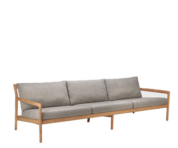 Ethnicraft Teak Jack Outdoor Sofa - 265cm - Mocha