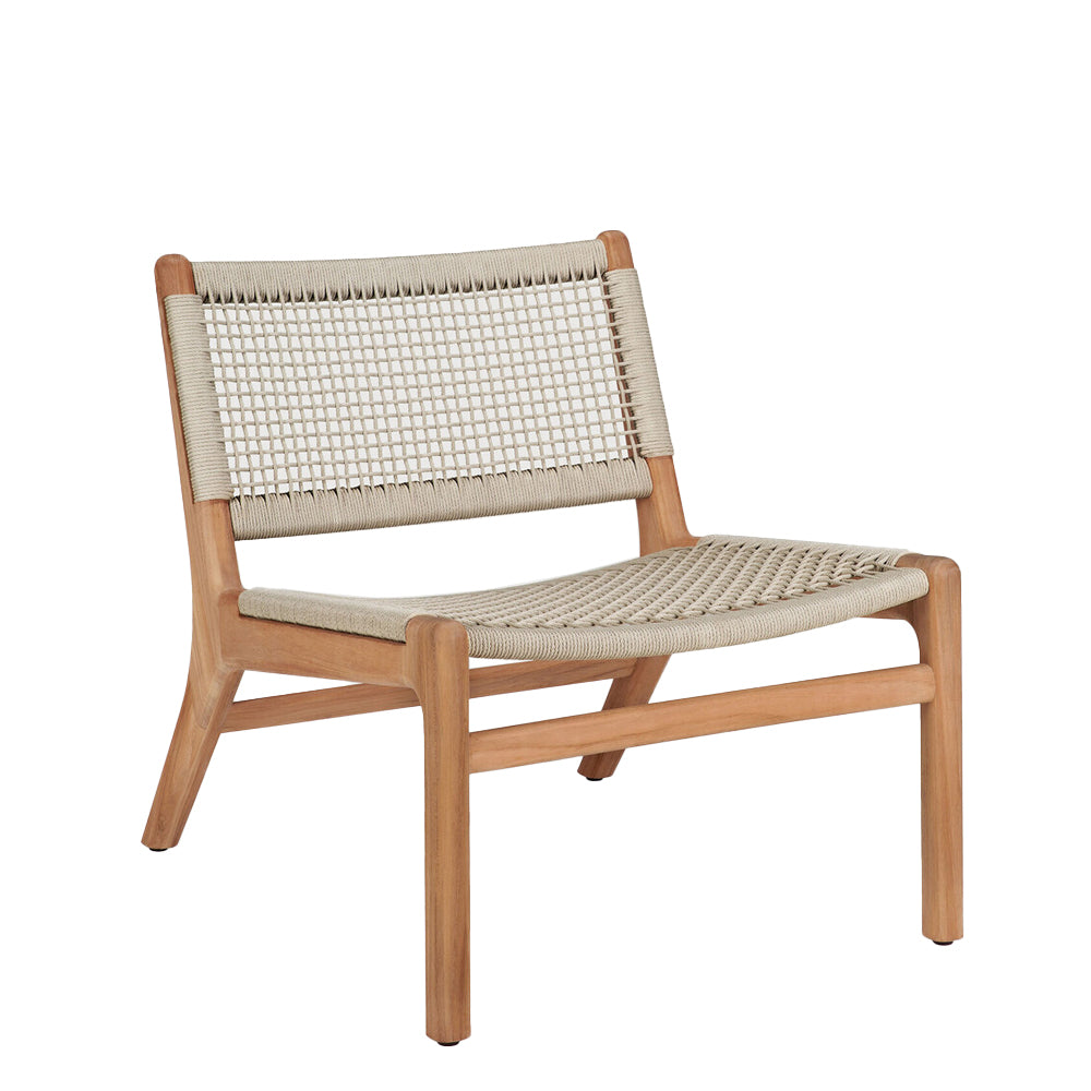 Ethnicraft Jack Woven Outdoor Lounge Chair