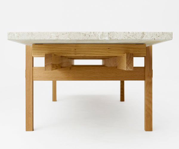 Karimoku Case Study N-CT01 - 180cm - Pure Oak - Marble Top