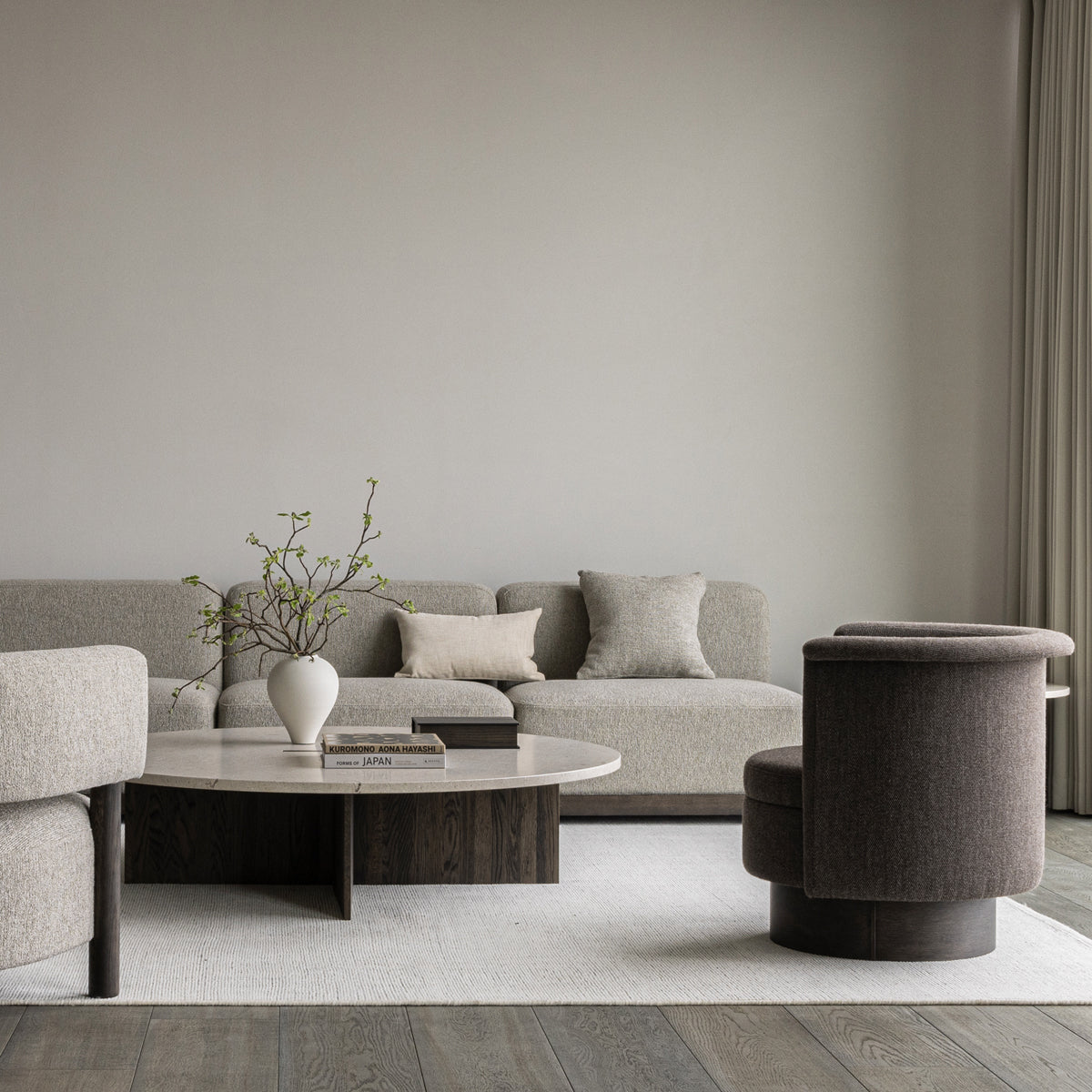 Karimoku Case Study N-SW01 Loungestol - Smoked Oak - Hallingdal 180