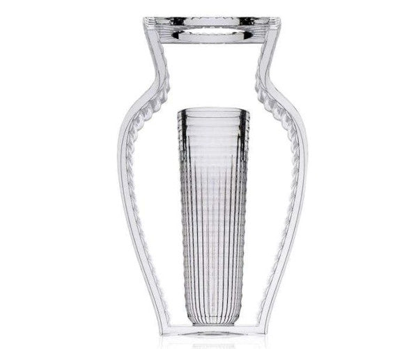 Kartell I Shine vase - 33x20 - crystal