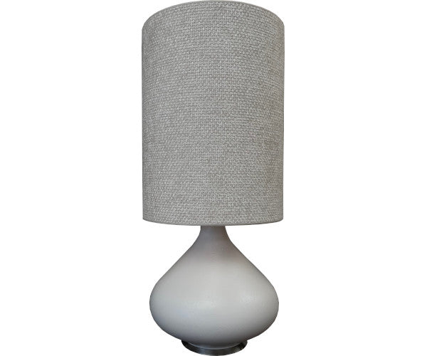 Flavia bordlampe - ceramic beige  - Denver beige skærm