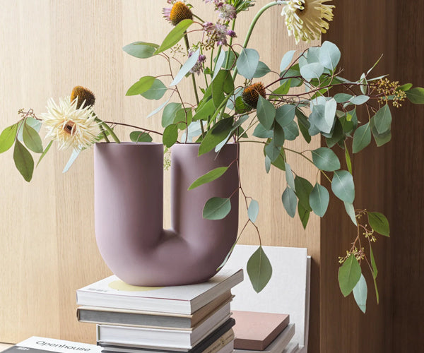 Muuto Kink Vase - H27 - Dusty Lilac