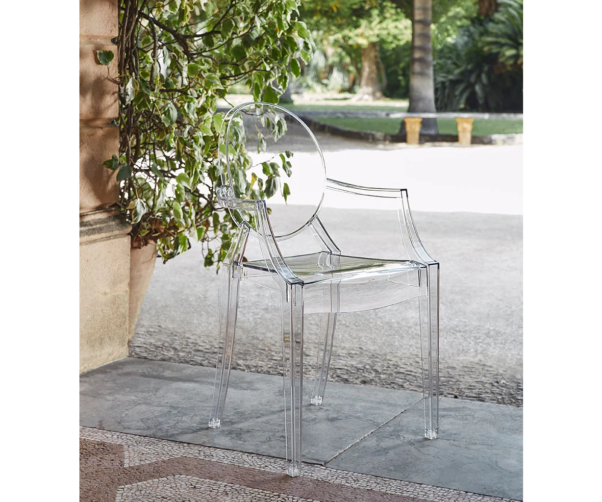 Kartell Louis Ghost Stol - Crystal