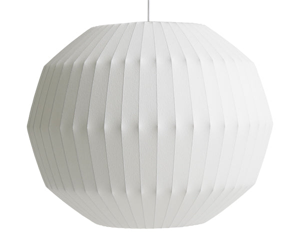 HAY Nelson Angled Sphere Bubble Pendant - Large - Off-White