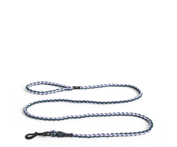 HAY Dogs Leash - Braided - Lavender-Green