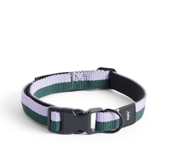 HAY Dogs Collar Flat - SM - Lavender-Green