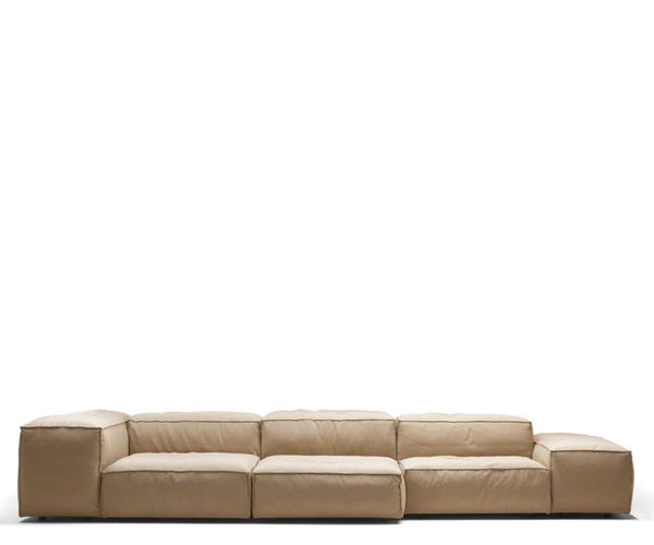 Living Divani Extrasoft Modulsofa - Eksempel 1 - Læder