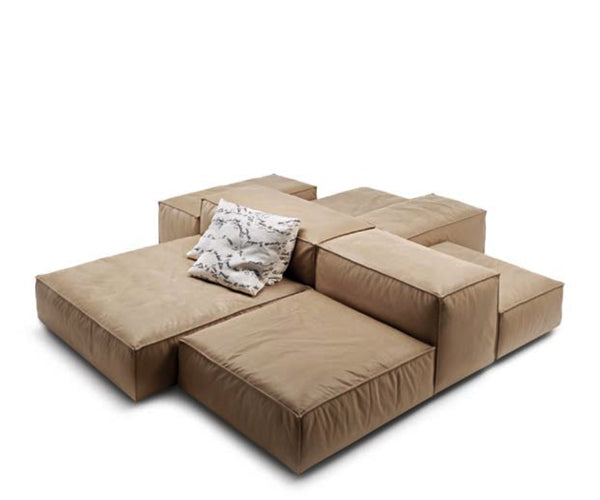 Living Divani Extrasoft Modulsofa - Eksempel 2 - Læder