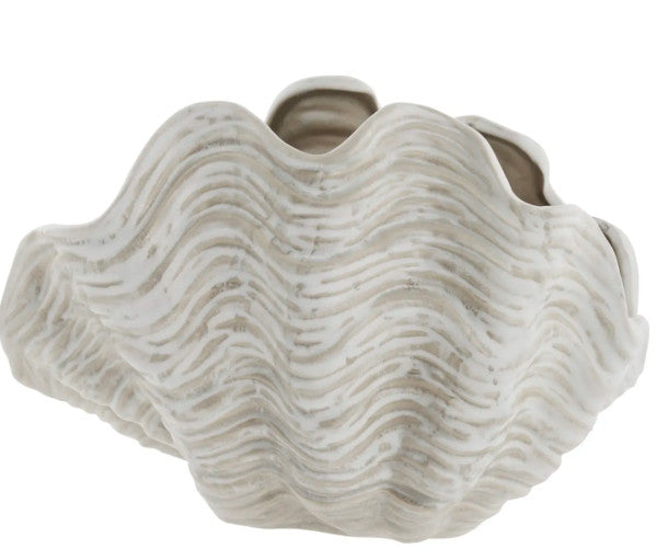 Lene Bjerre Sheline Musling vase - 26x19,5 - sand