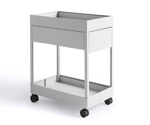 HAY NO Trolley - 1 Skuffer Med Hjul - Light Grey