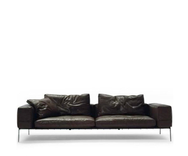 Flexform Lifesteel Kampagne sofa - Sort