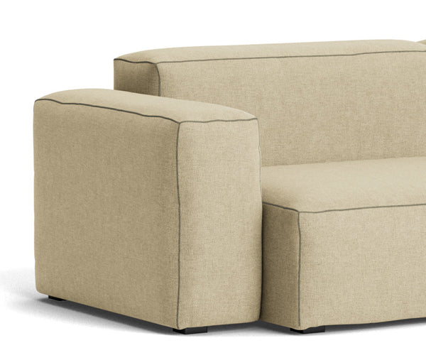 HAY Mags Soft Sofa - Low Arm  - 2.5 Pers. - Linen Grid - Dark Beige