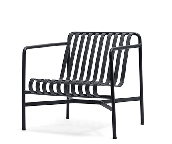 HAY Palissade Lav Lounge Stol - Anthracite