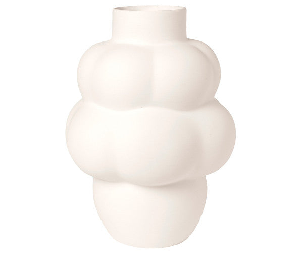 Louise Roe Balloon Ceramic vase - 04 - Grande - Raw White