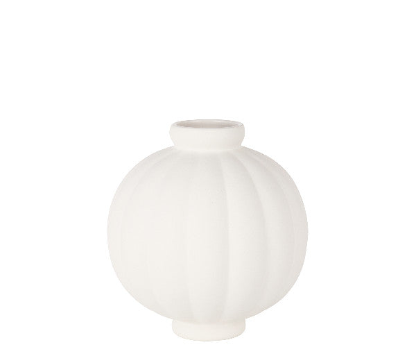 lousie roe hvid keramik vase - raw white