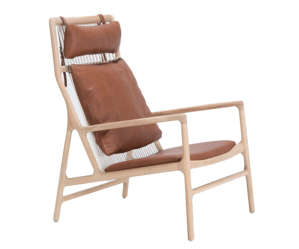 Gazzda Dedo Lounge Chair - Dakar Læder - Whisky