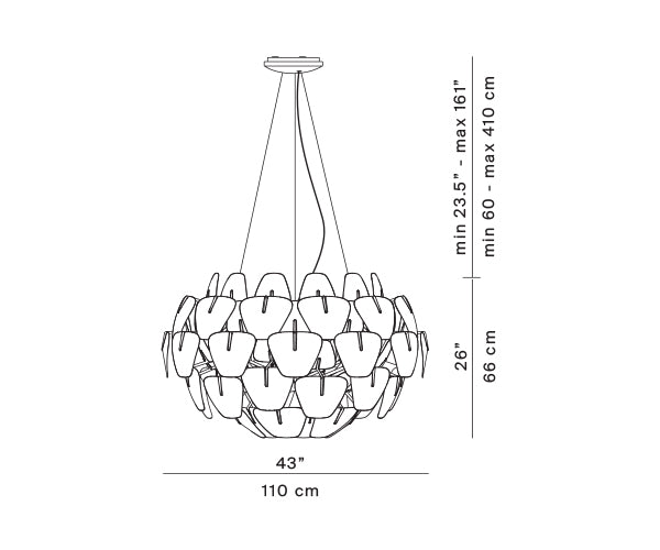 Luceplan D66/42 Hope Pendel Lampe