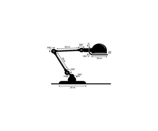 Jielde Signal Bordlampe SI 333 - Malet