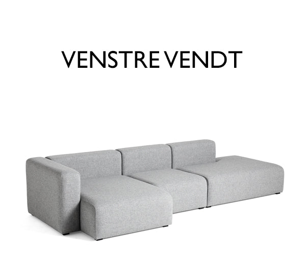 HAY Mags 3 Sofa - Combination 4 - Hallingdal 130