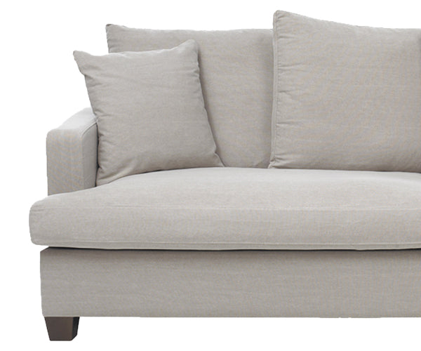 Topline Malmø Sofa - 253cm - Naturama Light Grey