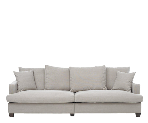 Topline Malmø Sofa - 253cm - Naturama Light Grey