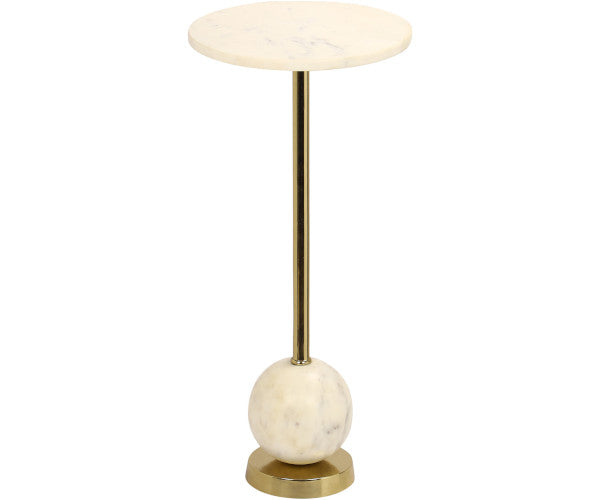 Salo pedestal - marmor/messing - 25x54