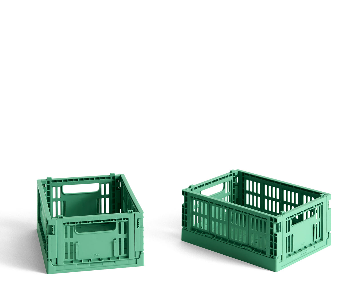 HAY Colour Crate - mini - set a 2 - Dark Mint