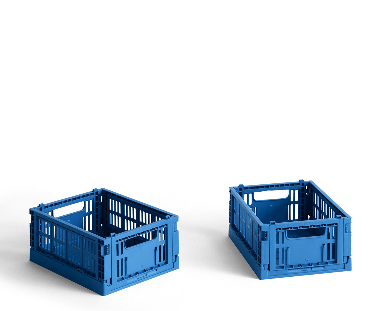 HAY Colour Crate - mini - set a 2 - Electric blue