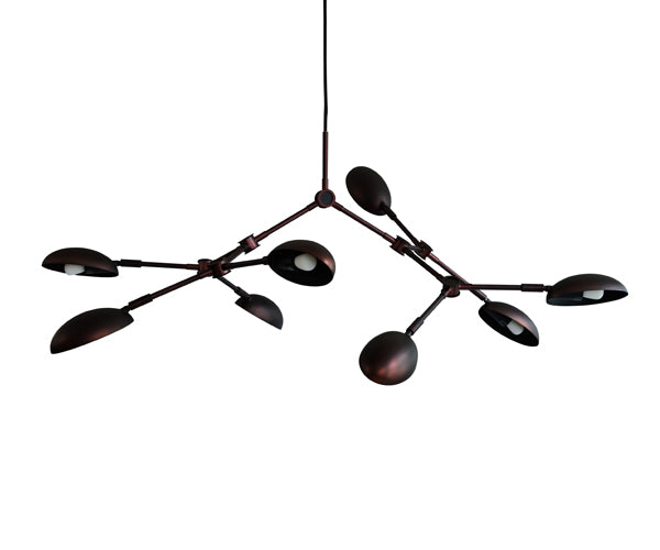 101 CPH Drop Chandelier - Mini - Burned Black