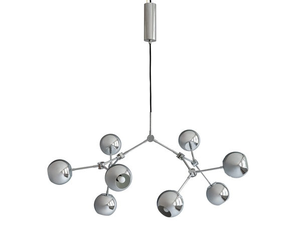 101 CPH Drop Chandelier - Globe - Mini - Chrome