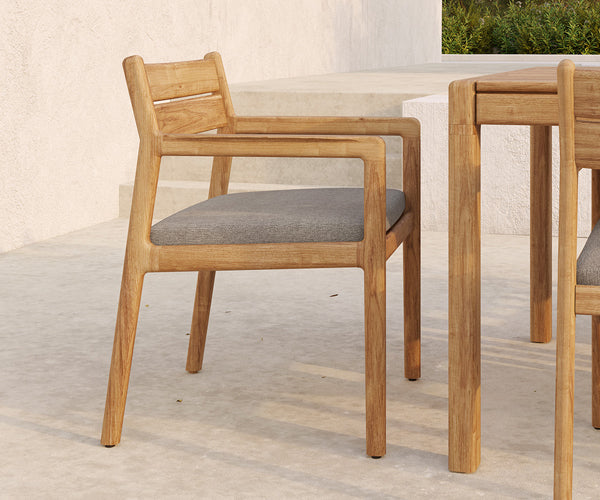 Ethnicraft Jack Outdoor Dining Chair - Mocha