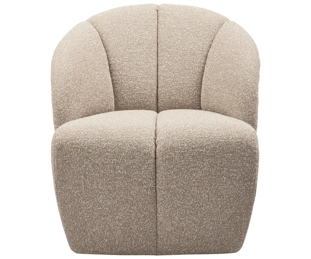 Woood Mojo Swivel lænestol - bouclé beige melange