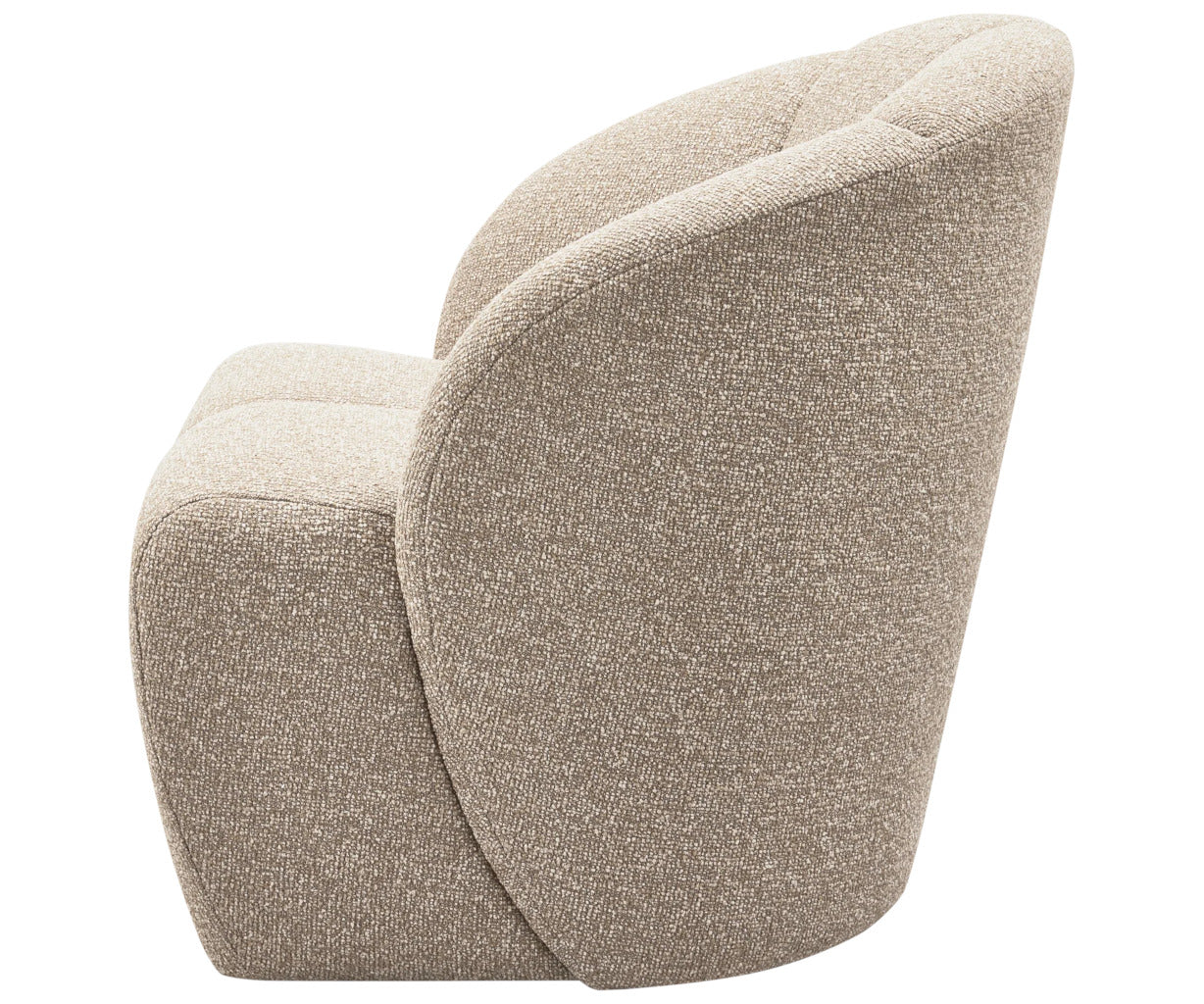 Woood Mojo Swivel lænestol - bouclé beige melange