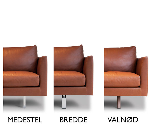 Montis Axel sofa - 218cm - Rancho Læder