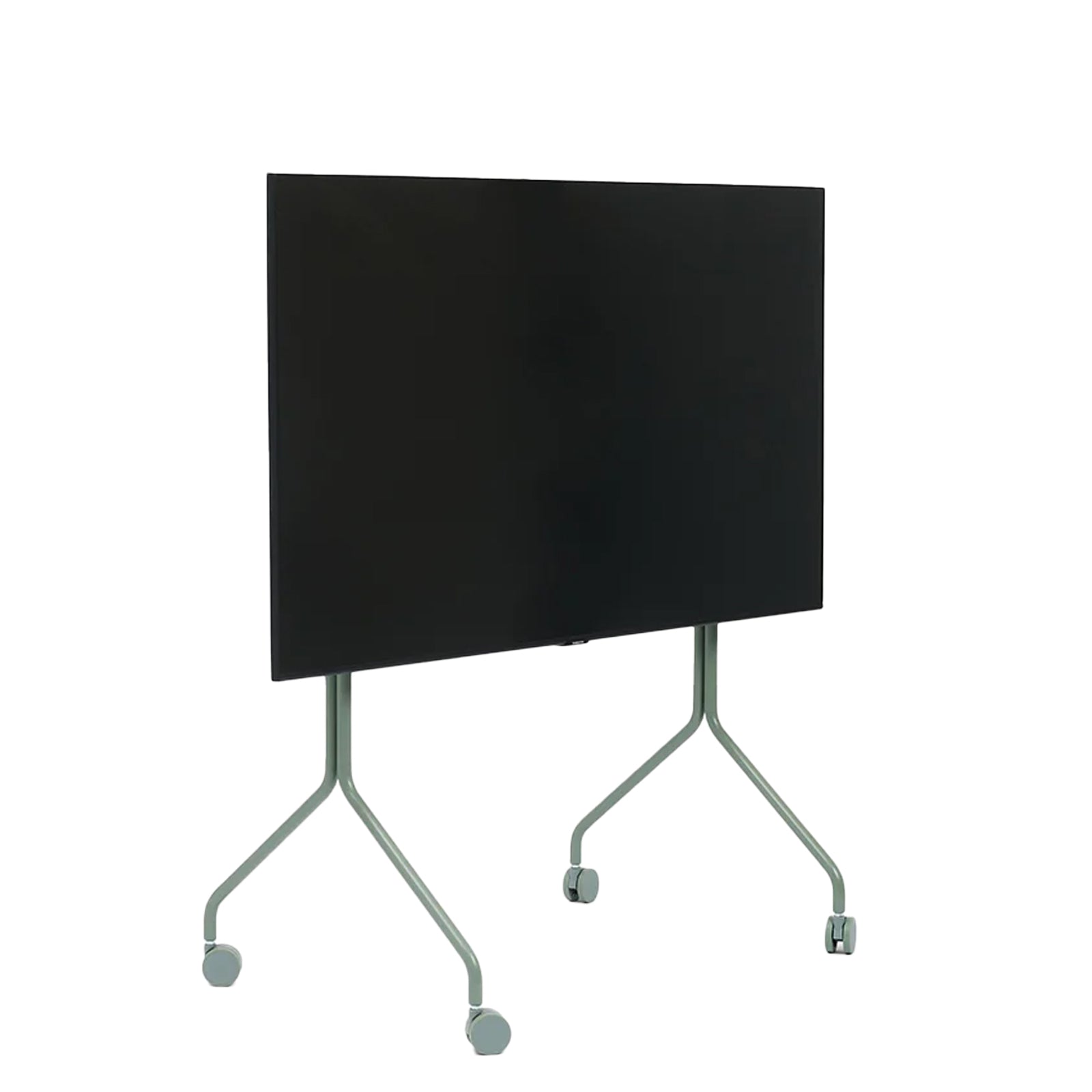 Pedestal Moon Rollin TV Stander - Mossy Green