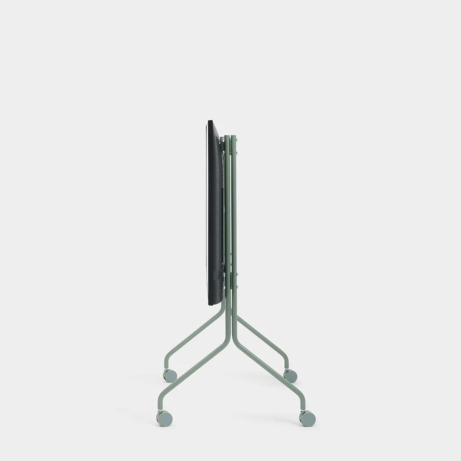 Pedestal Moon Rollin TV Stander - Mossy Green