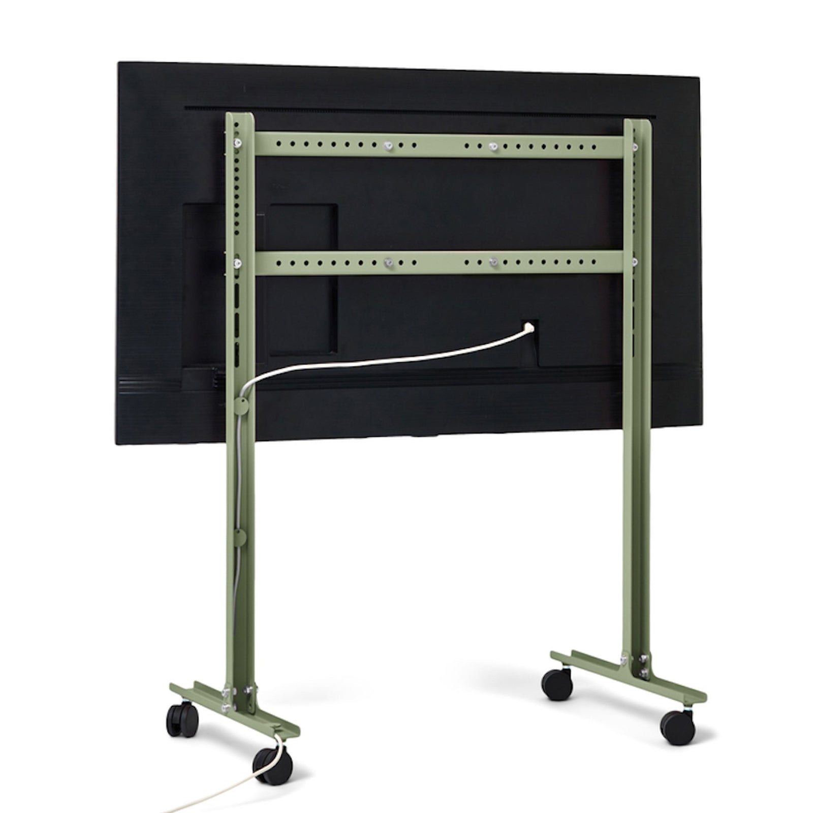 Pedestal Straight Rollin TV Stander - Mossy Green