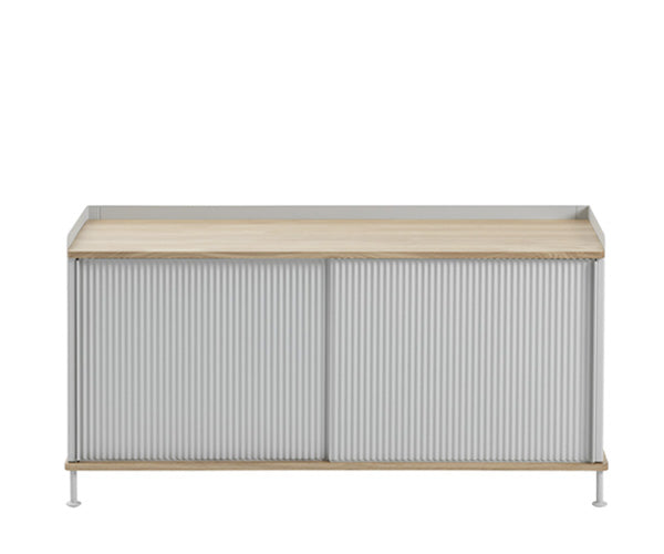 Muuto Enfold Sideboard Low - Oak/Grey