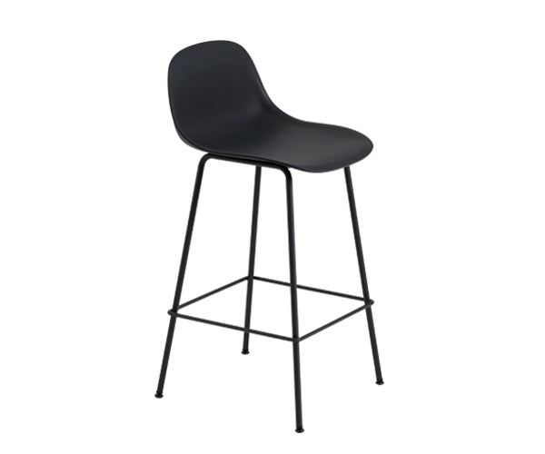 Muuto Fiber barstol sort