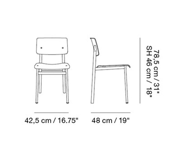 Muuto Loft Chair - Stained Dark Brown