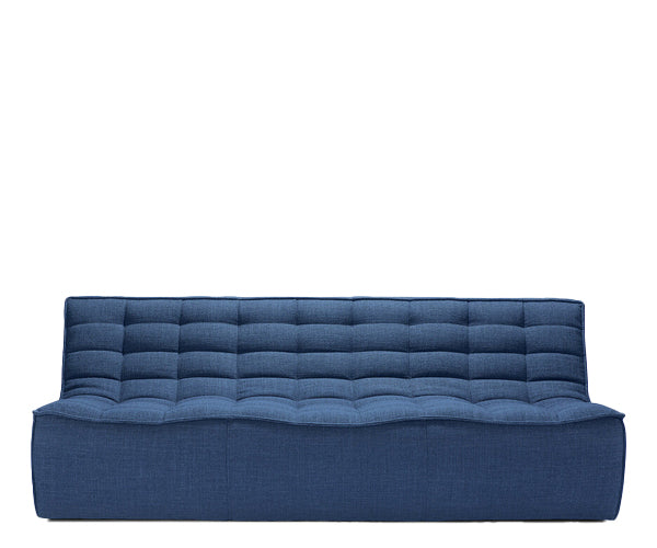 Ethnicraft N701 sofa - 3 seater - Blue