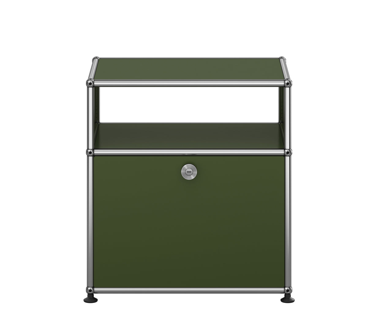 USM Haller Natbord m skuffe - Olive Green