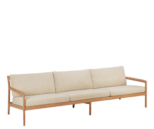 Ethnicraft Teak Jack Outdoor Sofa - 265cm - Natural