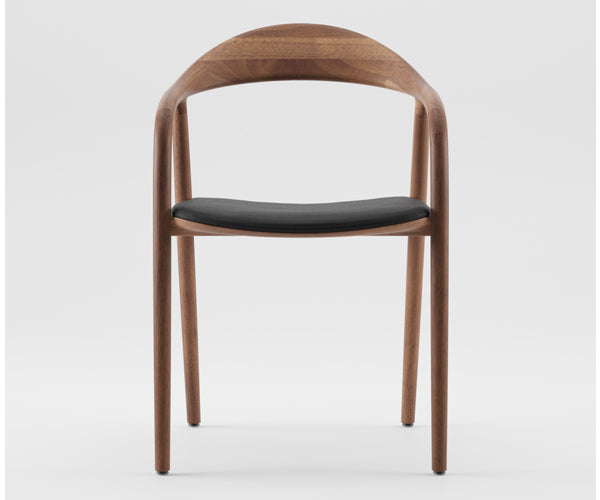 Artisan Neva Chair - Valnød - Sort Zenith Læder