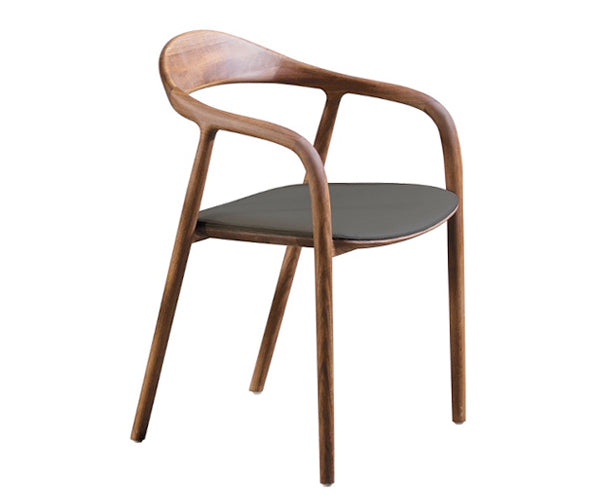 Artisan Neva Chair - Valnød - Sort Zenith Læder