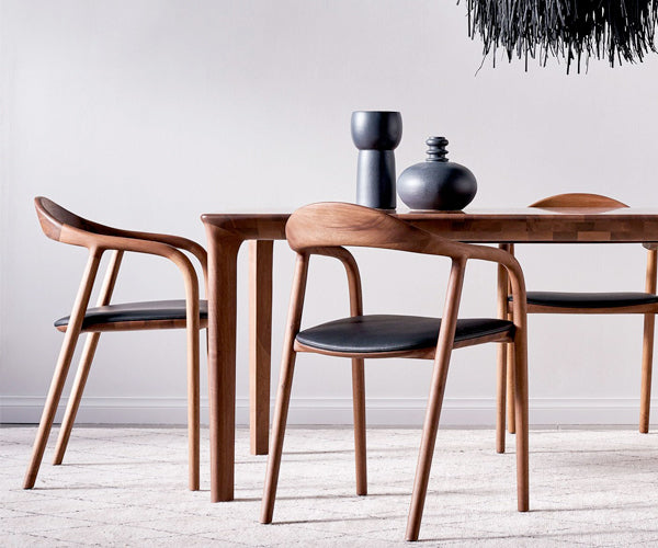 Artisan Neva Chair - Valnød - Sort Zenith Læder